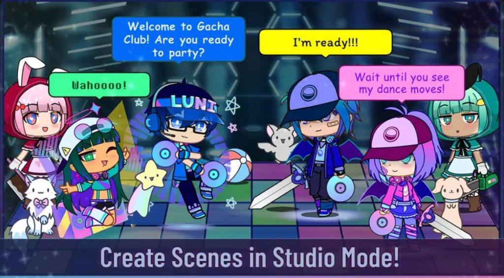 Gacha Club создание сцен